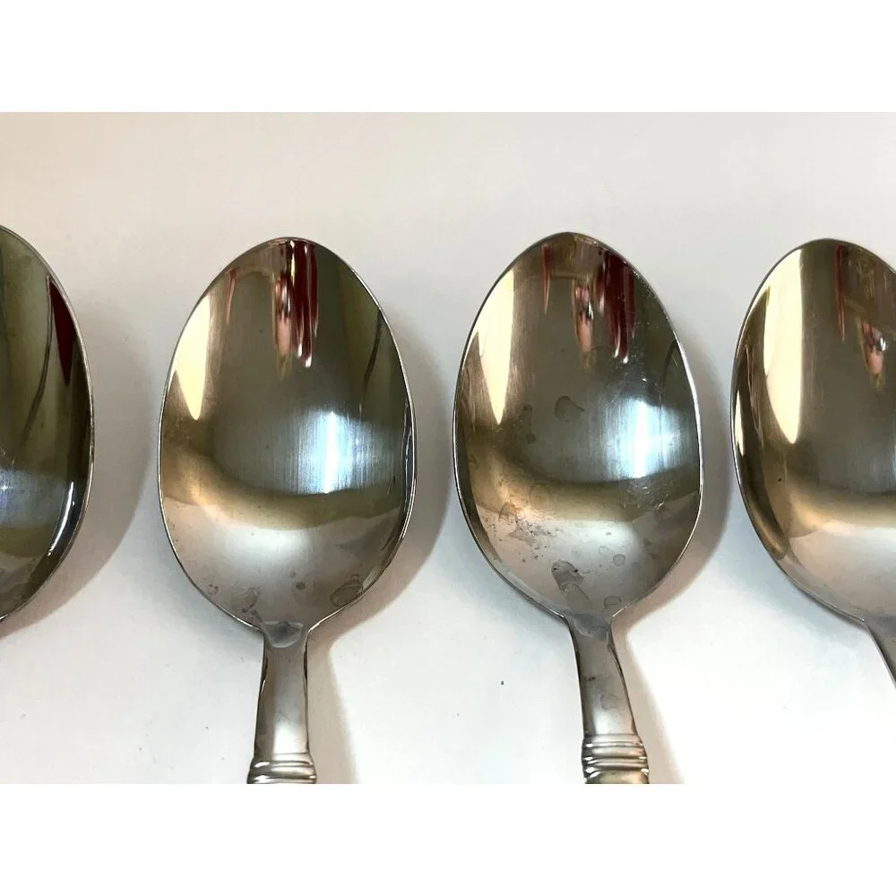 PARADISE by Towle Living Collection Stainless 18/0 Soup Spoon Lot of 6